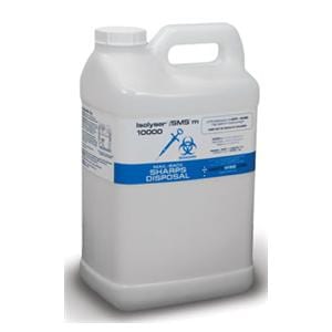 Isolyser/SMS m Sharps Mailer System 2.7gal Blu/Wht 6.5x9x14.5" Scrw Ld Plstc Ea