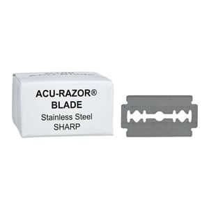 Acu-Razor Stainless Steel Autoclavable Surgical Blade Standard Disposable 100/bx