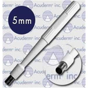 Acu-Punch Dermal Biopsy Punch 5mm Stainless Steel Blade Sterile Disposable 50/Bx