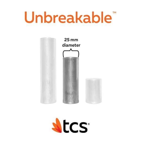 Unbreakable by TCS Nylon Thermoplastic Flexible Natural Med 25mm Crtrdg 5/Pk