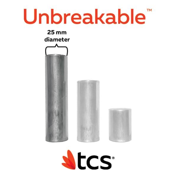 Unbreakable by TCS Nylon Thermoplastic Flexible Natural Lg 25 Crtrdg 5/Pk