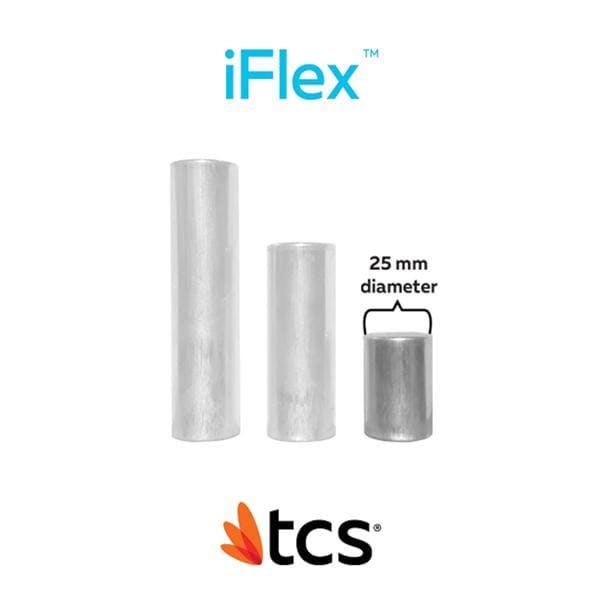 iFlex by TCS Polyolefin Thermoplastic Flexible Lt/Dk Pnk Sm 25mm Crtrdg 5/Pk