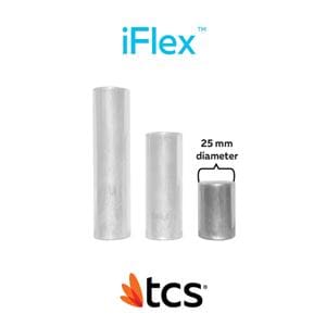 iFlex by TCS Polyolefin Thermoplastic Flexible Natural Small 25mm Cartridge 5/Pk