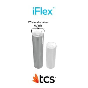 iFlex by TCS Polyolefin Thermoplastic with Tab Lt Pnk Lrg 25mm Tab Crtrdg 5/Pk