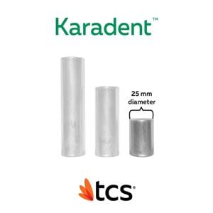 TCS Karadent Thermoplastic Semi-Rigid Standard Pink Small 25mm 5/Pk