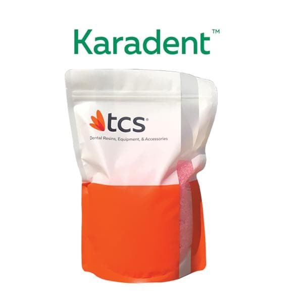 TCS Karadent Thermoplastic Semi-Rigid Standard Pink Bulk 1Kg/Bg