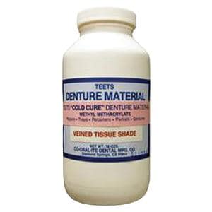 Teets Denture Resin Cold Cure Veined Tissue 1Lb