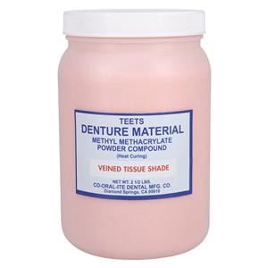 Teets Denture Material Denture Resin Cold Cure Meharry 2.5Lb