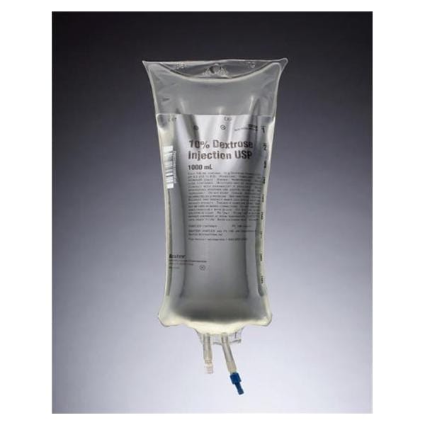 Viaflex IV Injection Solution Dextrose 10% 1000mL Vflx Plstc Cntr 14/Ca