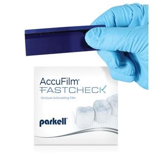 AccuFilm FastCheck Articulating Film Dbl Sd 21 µ / 0.0008 in Blu / Blu 100/Bx