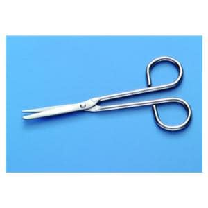 Nurses Scissors Angled 5-1/2" Stainless Steel Sterile Disposable 50/Ca