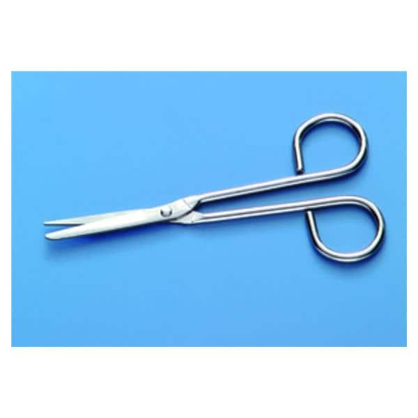 Nurses Scissors Angled 5-1/2" Stainless Steel Sterile Disposable 50/Ca