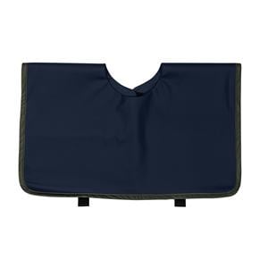 Soothe-Guard Lead-Free X-Ray Apron Pano Cape Adult Navy Blue w/ Thyrd Clr Ea