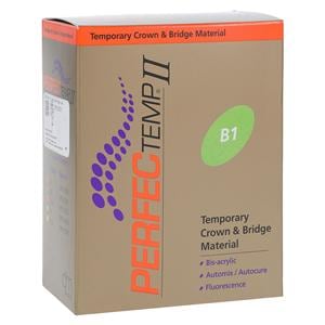 PERFECTemp II Temporary Material 50 mL Shade B1 Cartridge Refill Package