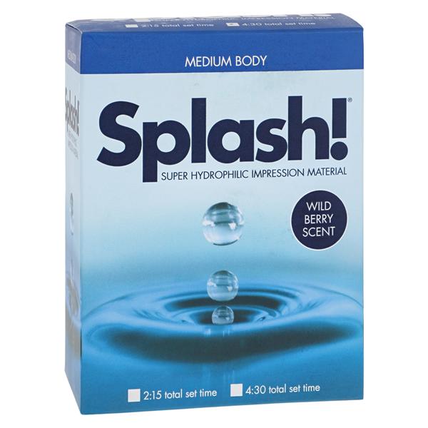 Splash! Impression Material Regular Set Medium Body Wild Berry Refill Pack 2/Pk