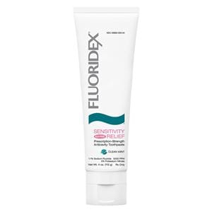 Fluoridex® Sensitivity Relief Toothpaste 1.1% NaF Clean Mint 6/Ca