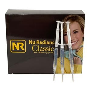 Nu Radiance Classic At Hm Tooth Whitening Gel Blk Pk 16% Carb Prx Sft Mnt 50/Pk