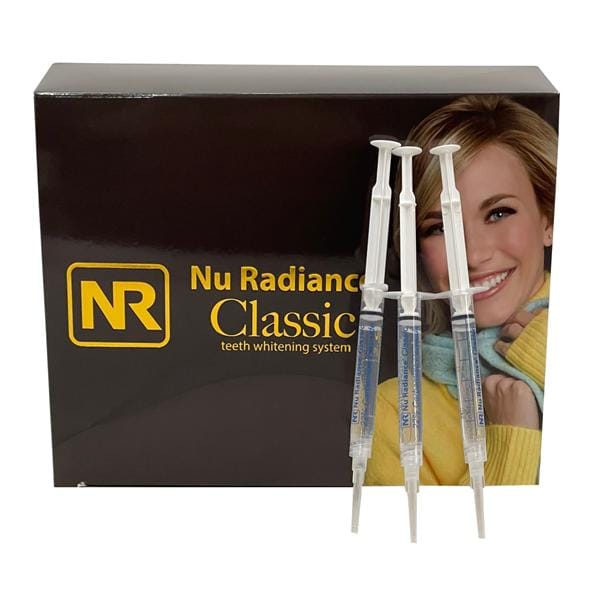 Nu Radiance Classic At Home Tooth Whitening Gel Bulk Pack 10% Carb Prx 50/Pk