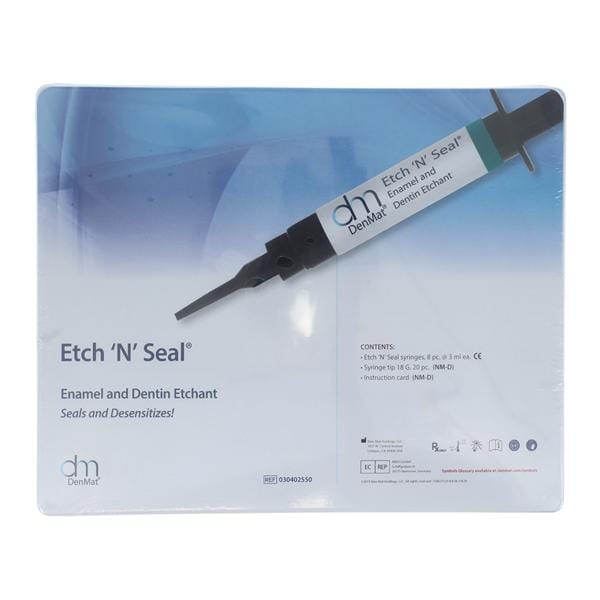 Etch 'N' Seal 25% Phsphrc Acd/0.5% Almnm Oxalate Prcln Etching Gel 3 mL 8Syr/Pk