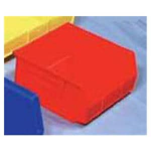 AkroBins Storage Bin Red Polymer With Label Holder 10-7/8x11x5" Ea