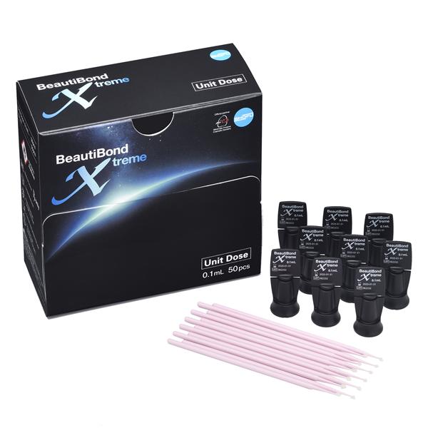 BeautiBond Xtreme Adhesive Light Cure 0.1 mL Unit-dose Refill 50/Pk