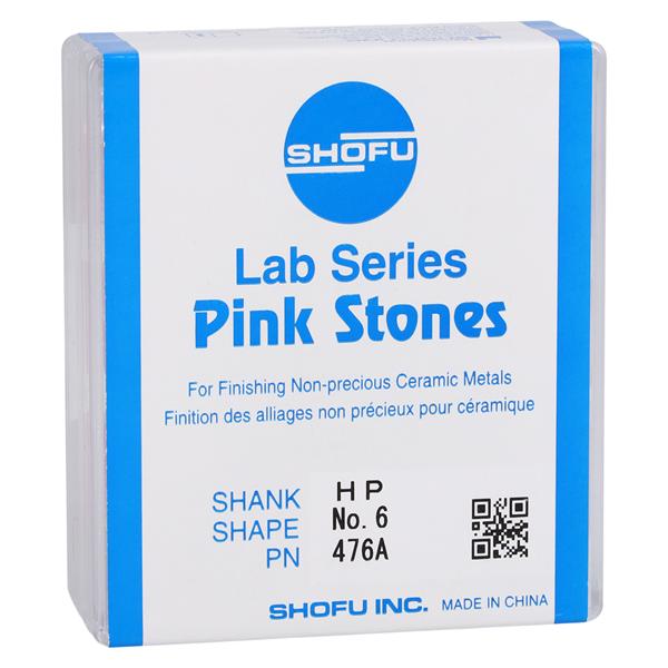 Lab Series Aluminum Oxide Mounted Stones Pink 12/Bx