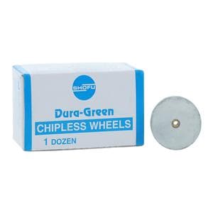 Chipless Wheels Unmounted Silicone Carbide Green 12/Bx