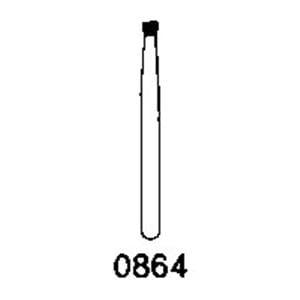 Robot Diamond Bur Friction Grip Regular 012/014 6/Pk