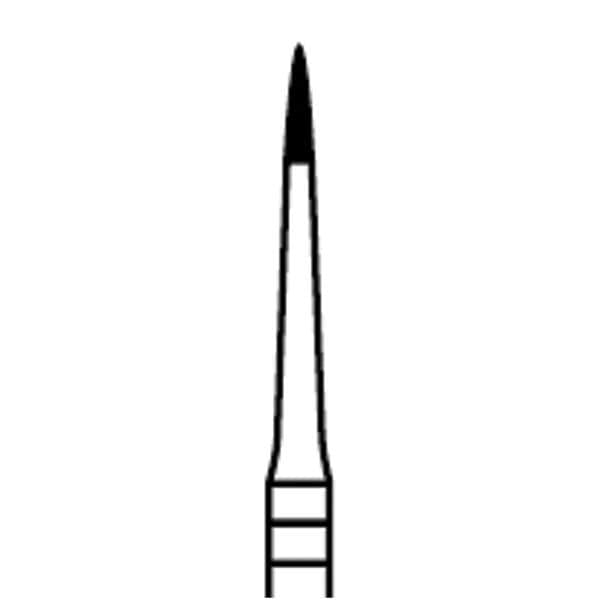 Robot Carbide Bur Trimming & Finishing Friction Grip 008 3/Pk