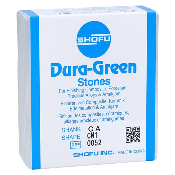 Dura-Green Mounted Stones Green 12/Pk