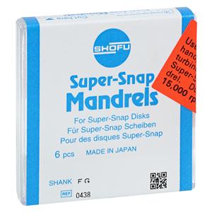Super-Snap Mandrel Friction Grip Stainless Steel Refill 6/Bx