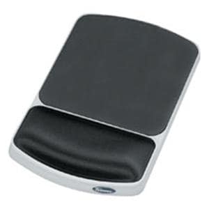 Fellowes Gel Wrist Rest/Mouse Pad Graphite 1/PK