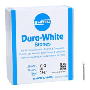 Dura-White Mounted Stones White 12/Bx