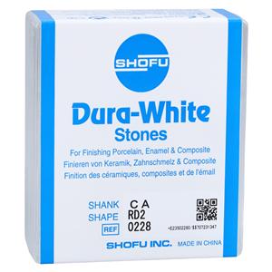 Dura-White Mounted Stones Round White 12/Pk