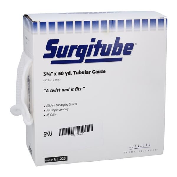 Surgitube Gauze Bandage Cotton 3.63"x50yd White Non-Sterile EA