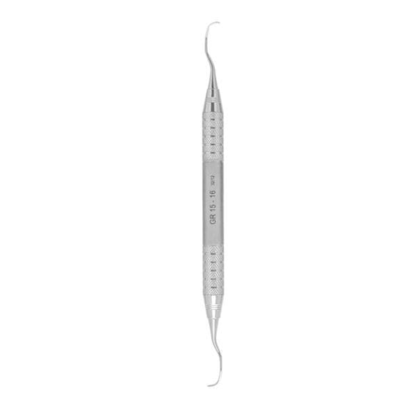 Curette Gracey Double End Size 15/16 Life Steel Stainless Steel Ea