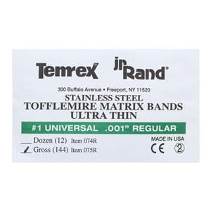 Regular Matrix Band 0.001 in Size Ultra Thin 1 144/Pk