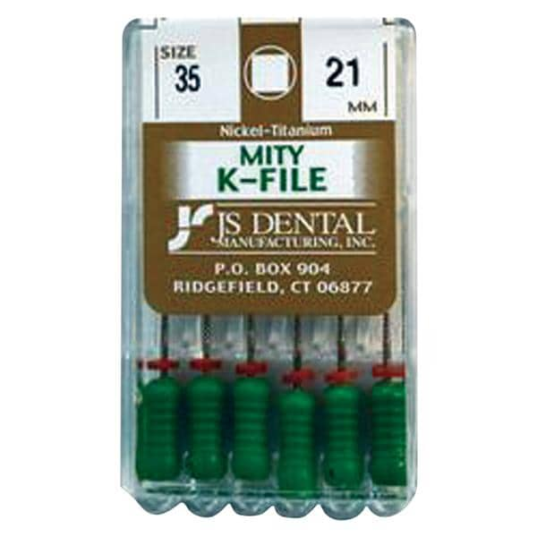 Mity K-File 21 mm Size 35 Nickel Titanium 6/Pk