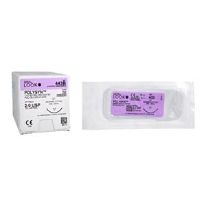 Polysyn Suture 2-0 27" Polyglycolic Acid Braid C-7 Undyed Bx