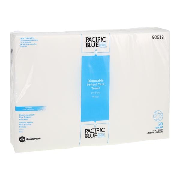 Pacific Blue Select Patient Towel Arld Clls Mtrl 1 Ply 14 in x 21.5 in Wt 320/Ca