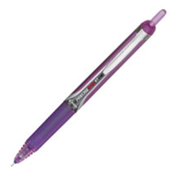 Precise V5 Rollerball Pens Extra Fine Point 0.5 mm Purple 12/Pack Ea