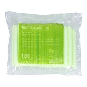 Aspirator Tip Vented / Nonvented Green 100/Bg