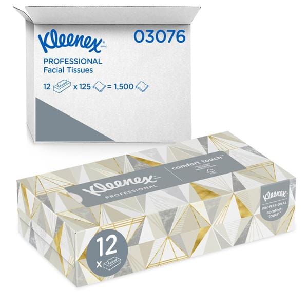 Kleenex Facial Tissue White 2 Ply 12Bx/Ca