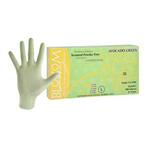 Blossom Nitrile Exam Gloves Large Avocado Green Non-Sterile