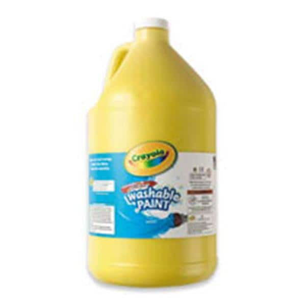 Crayola Washable Paint Yellow Gallon 1/PK