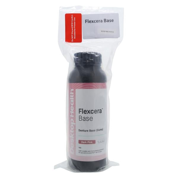 Flexcera Base Printable Resin Denture Base Dark Pink 1Kg/Bt