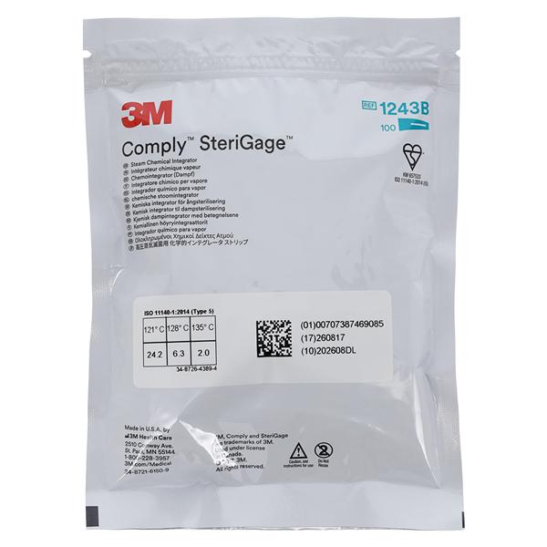 3M™ Attest SteriGage Chemical Integrator 100/Bx