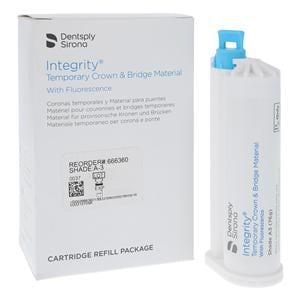 Integrity Temporary Material 76 Gm Shade A3 Cartridge Refill Package
