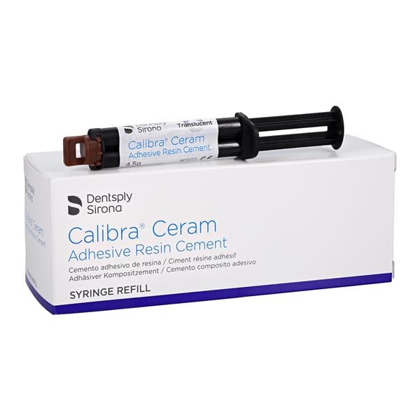 Calibra Ceram Resin Liquid Cement Translucent 4.5 Gm Syringe Refill Ea