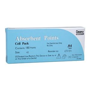 Absorbent Points Size 40 0.04 Black 180/Bx